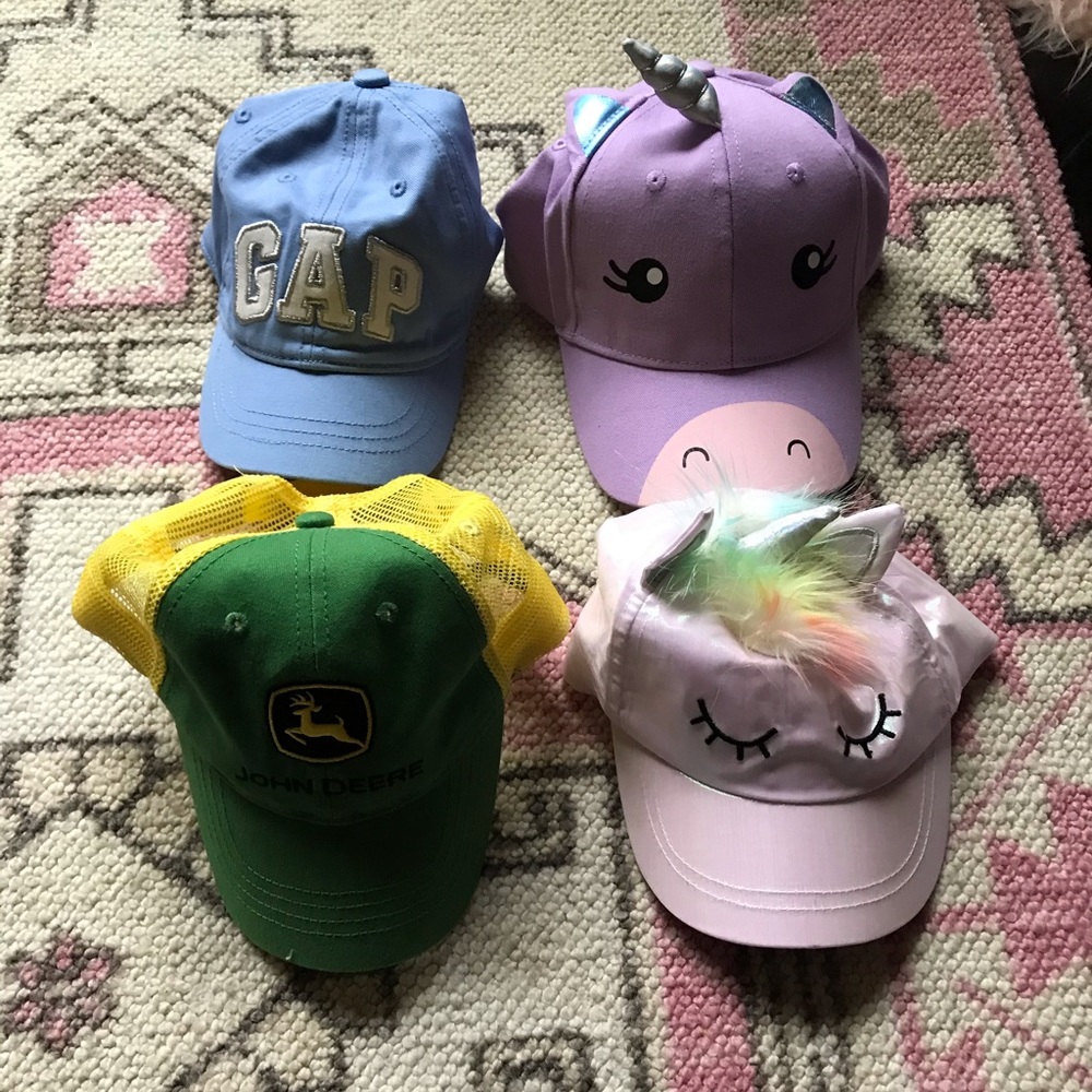 Bundle of toddler hats